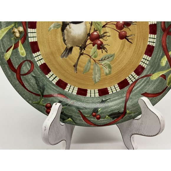 LENOX Winter Greetings Chickadee Everyday by Catherine McClung Dinner Plate - Picture 11 of 16